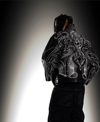 Rosven Architectural leather jacket