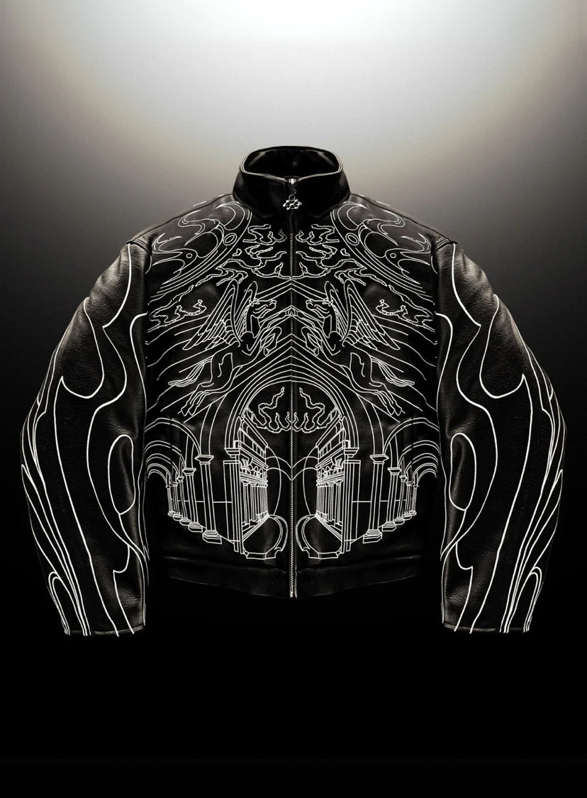 Rosven Architectural leather jacket