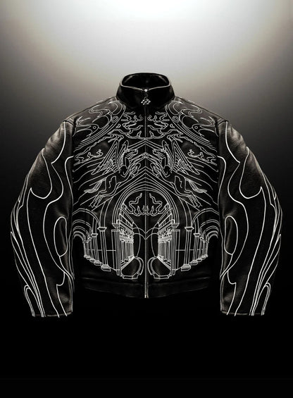 Rosven Architectural leather jacket