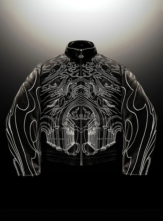 Rosven Architectural leather jacket